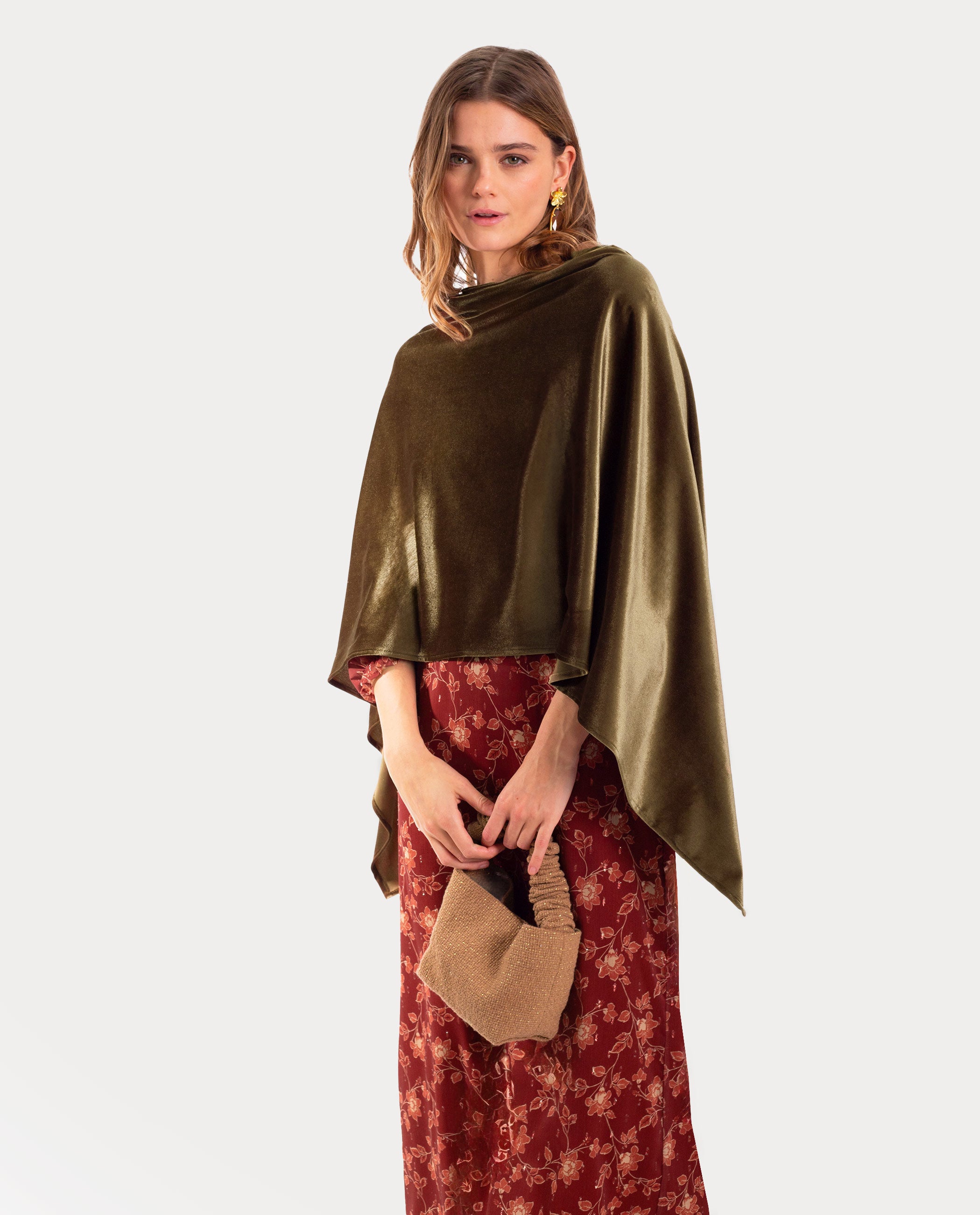 VELVET CAPE - BRONZE