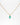 NECKLACE SINGLE TURQUOISE - GOLD PLATED