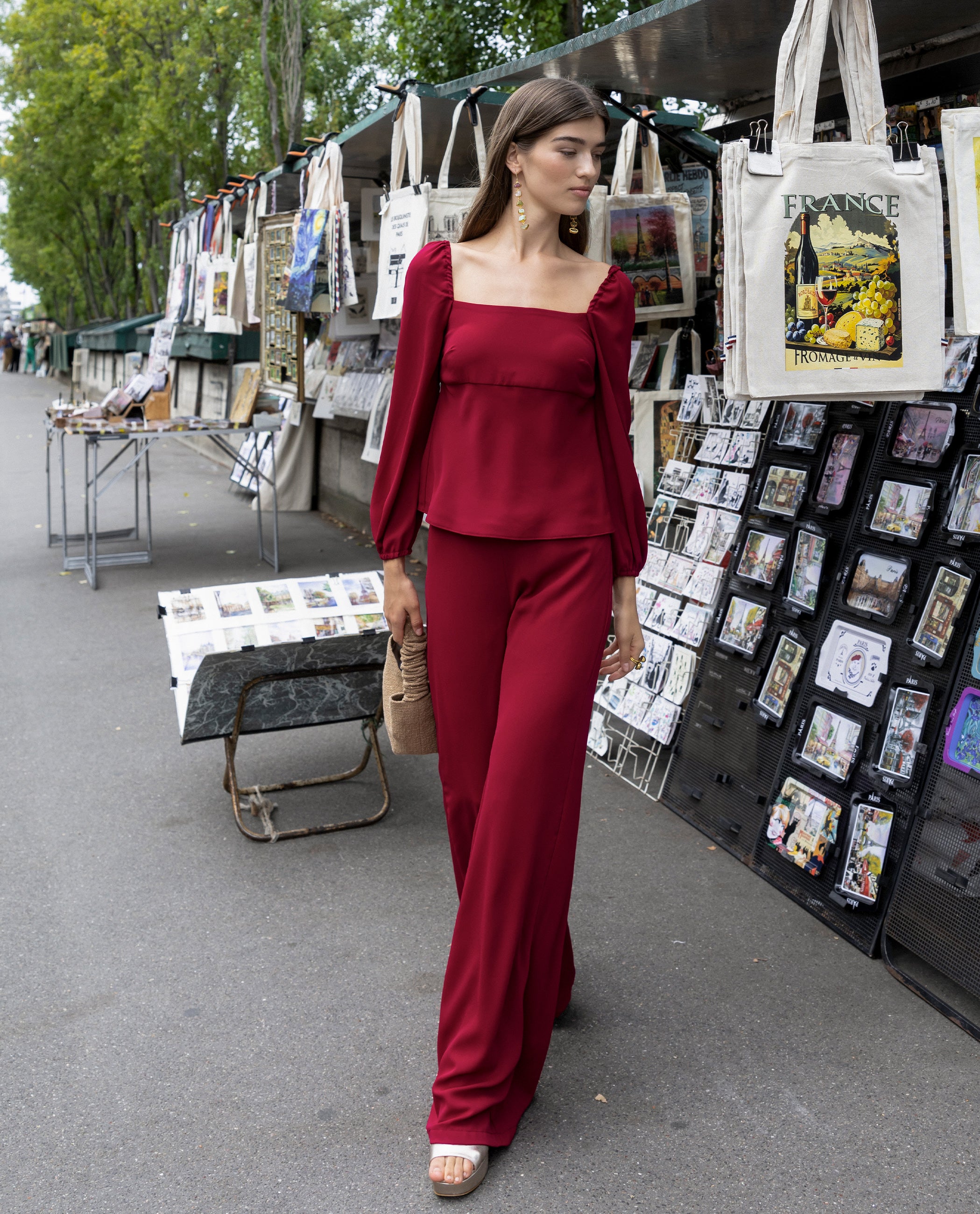 Felice · Pantalon rouge