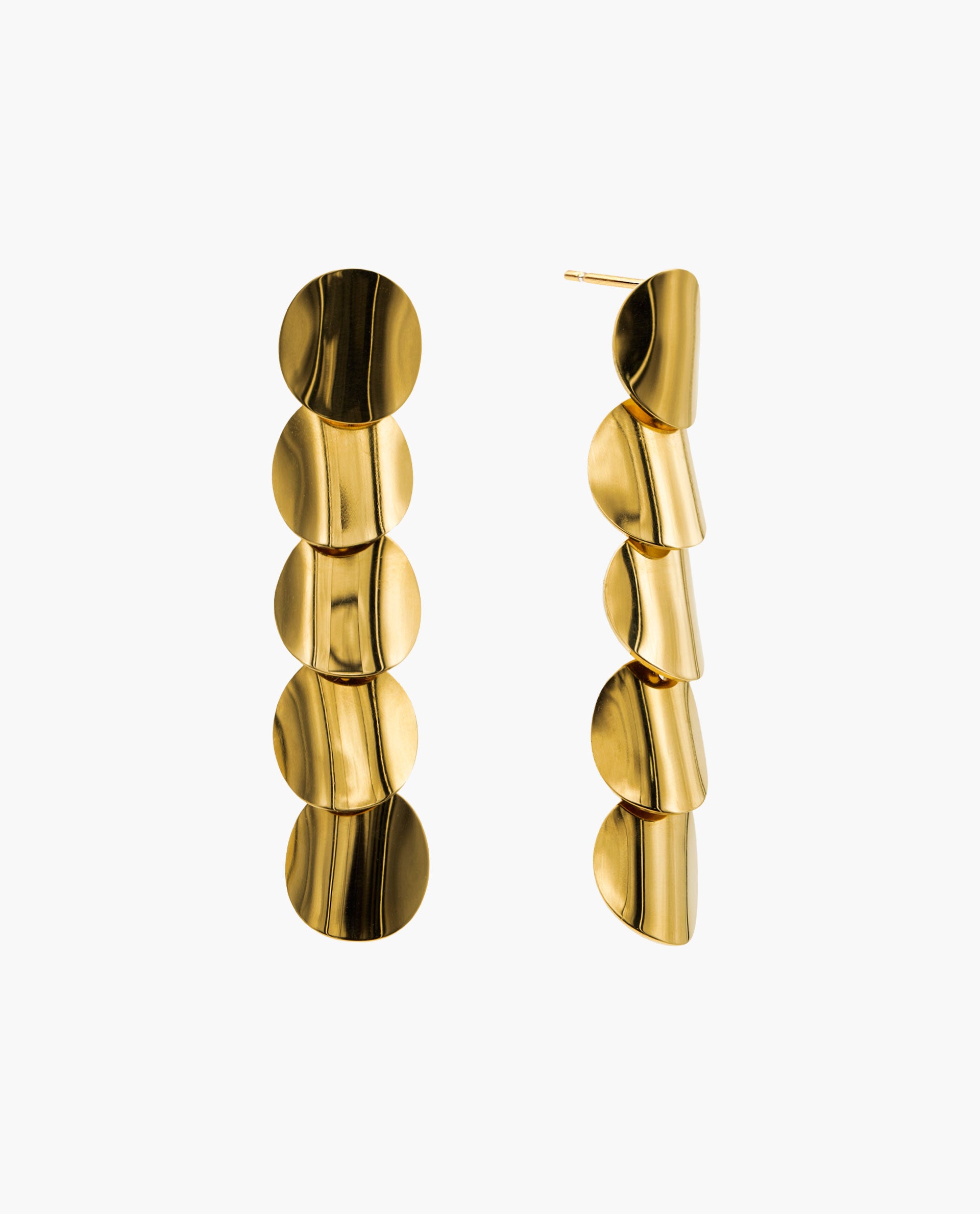 Moons Earrings · Gold Bathroom Steel