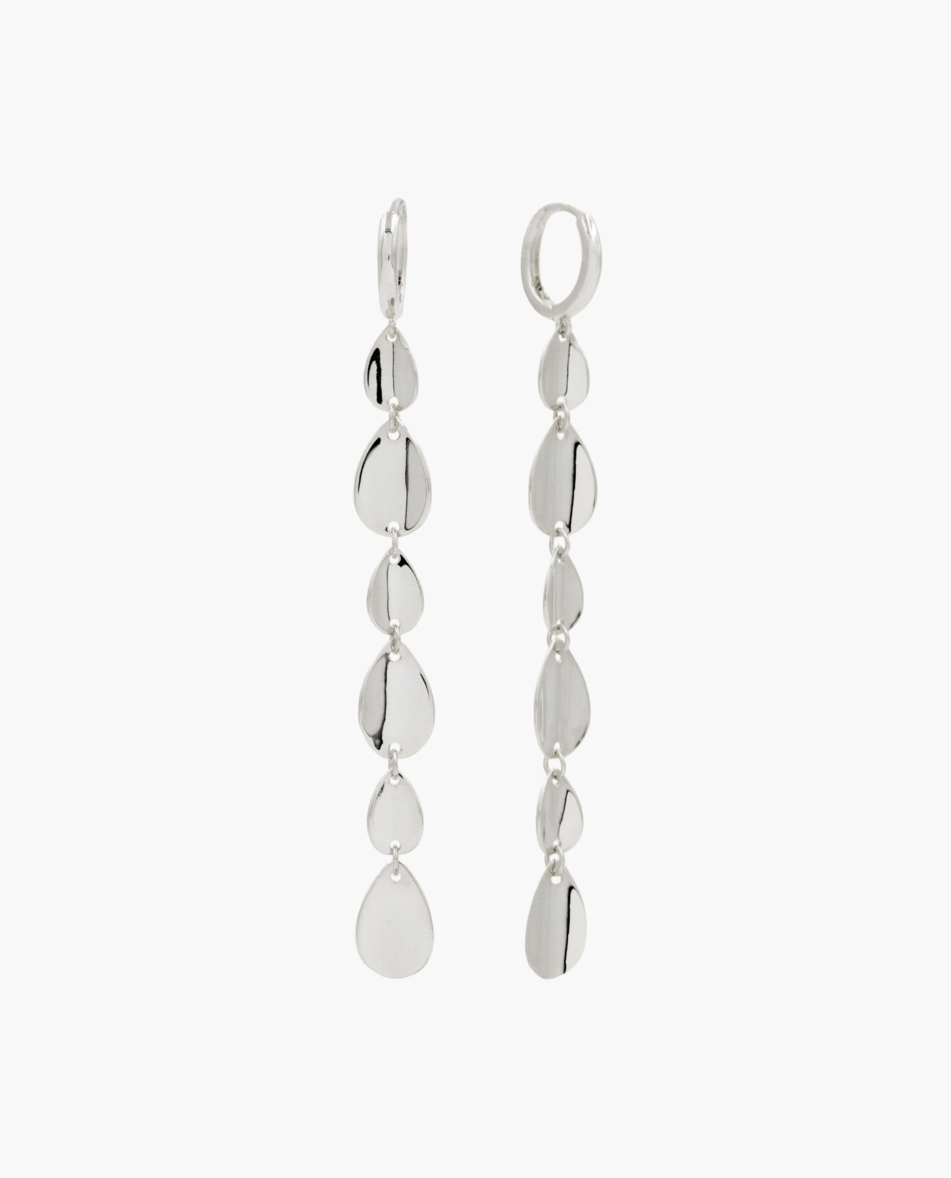 RAINDROPS EARRINGS - SILVER PLATED