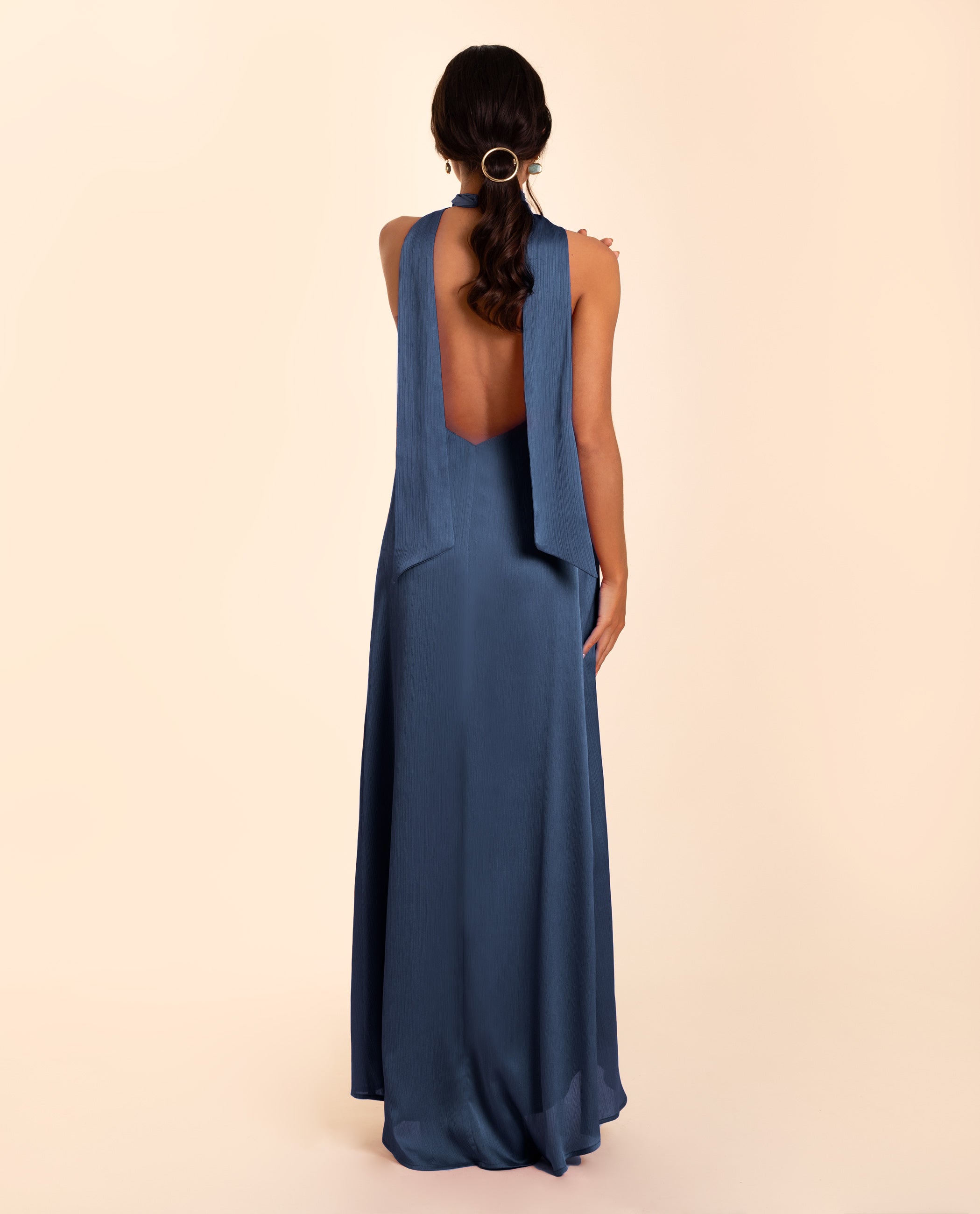 MALAGA DRESS - BLUE