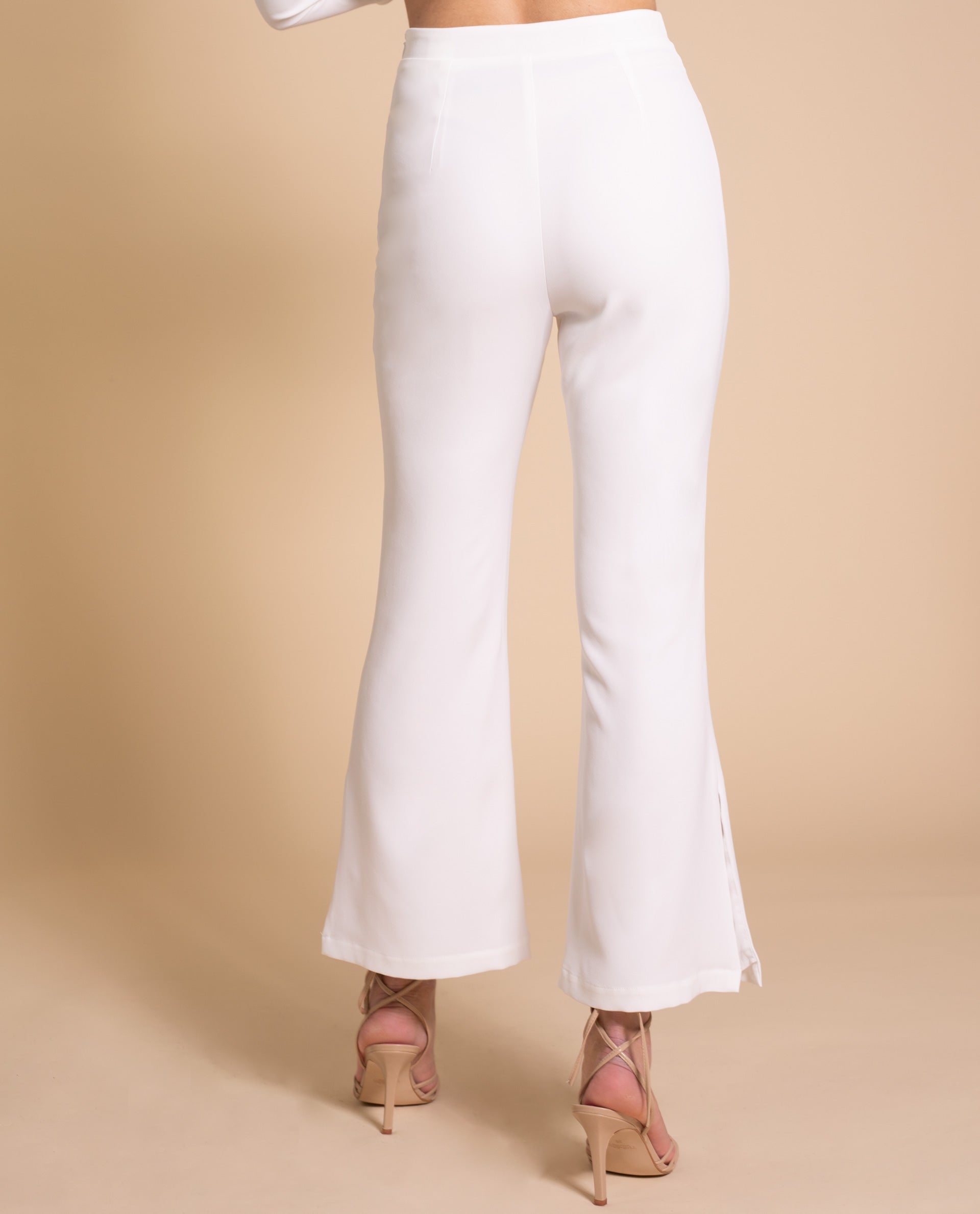 pantalón blanco mujer