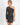 VESTIDO NIGHT LIGHTS | Vestido Corto Plata con Estampado Cebra Negro con Brillo | THE-ARE